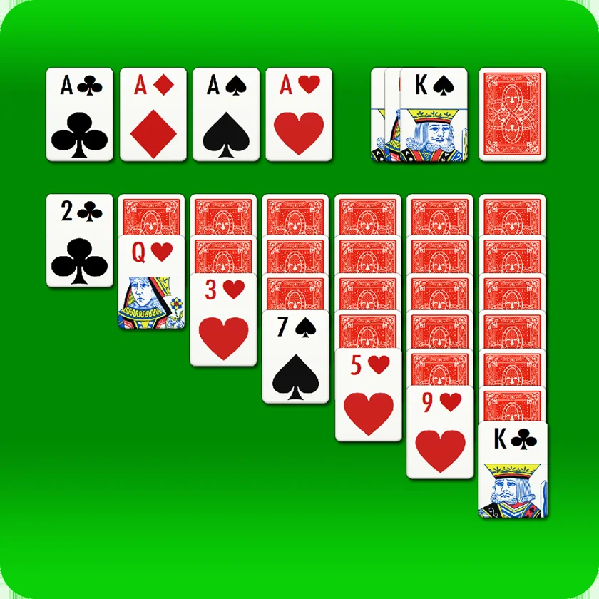 Playing cards on a table
